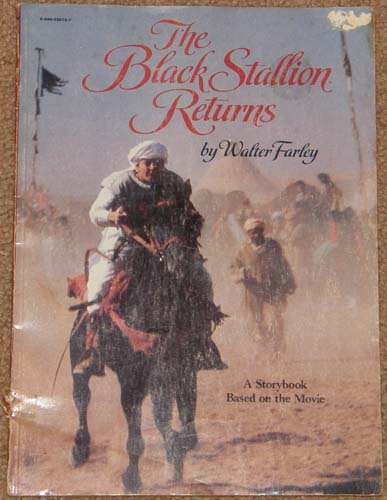 The Black Stallion Returns Picture Book Vintage Horse Book By Walter Farley