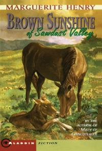 Brown Sunshine of Sawdust Valley Mule Horse Book by Marguerite Henry, Illustrated by Bonnie Shields