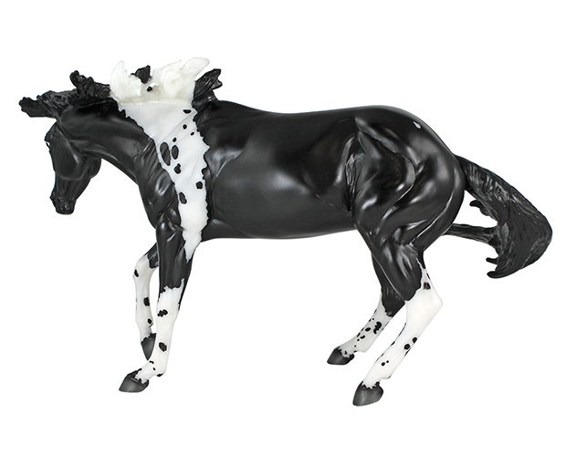 Breyer Horse #1776 Paint Me A Pepto Black Tobiano Paint Champion Cutting Horse Working Cow Horse Pinto Bobby Jo