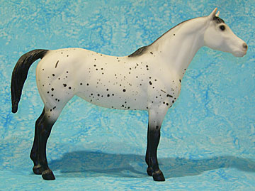 Breyer #401456 Black Leopard Appaloosa POA Leopard App Three Piece Horse Set SR Country Store