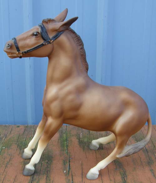 Breyer #410894 Chestnut Balking Mule SR BHR 1994 Special Run