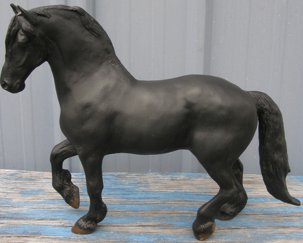 #485 Friesian Black Dutch Coach Horse