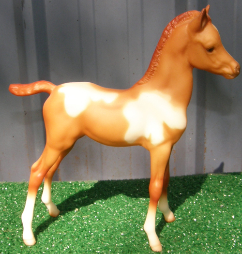 Breyer #490196 Spotted Legacy Chestnut Pinto Proud Arabian Mare Proud Arabian Foal Sears SR 1996 PAM PAF