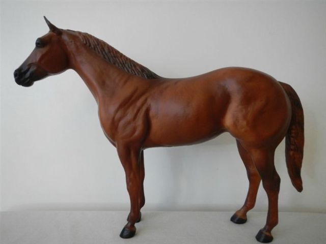 Breyer #497 Wimpy Offspring of Wimpy AQHA Foundation Sire Series LE 1995 Dark Chestnut QH Ideal American Quarter Horse
