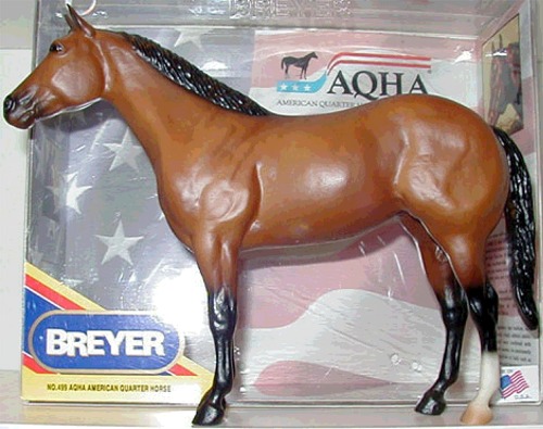 Breyer #499 King Offspring of King P-234 AQHA Foundation Sire Series LE 1997 Bay QH Ideal American Quarter Horse