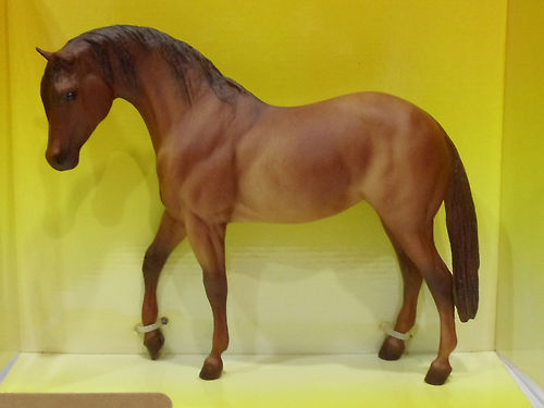 Breyer #701096 Rusty Diamond Foundation Stallion Shaded Chestnut Azteca SR Mid States 1996