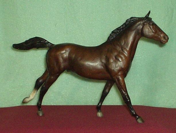 Breyer #803 Galloping Thoroughbred Dark Bay Phar Lap TB Race Horse