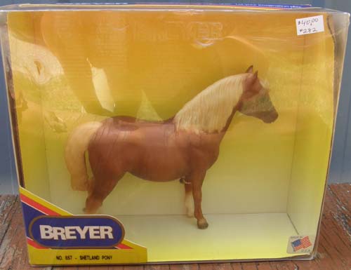 Breyer Horse #857 Chestnut Shetland Pony Sorrel Shetland Pony