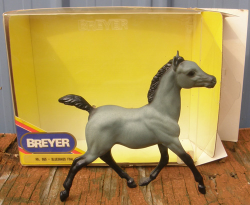 Breyer #865 Bluegrass Foal Blue Roan Running Foal