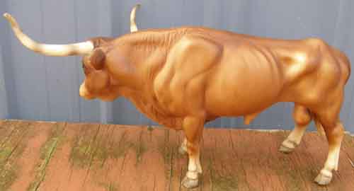 Breyer #75 Texas Longhorn Bull Chestnut Bull