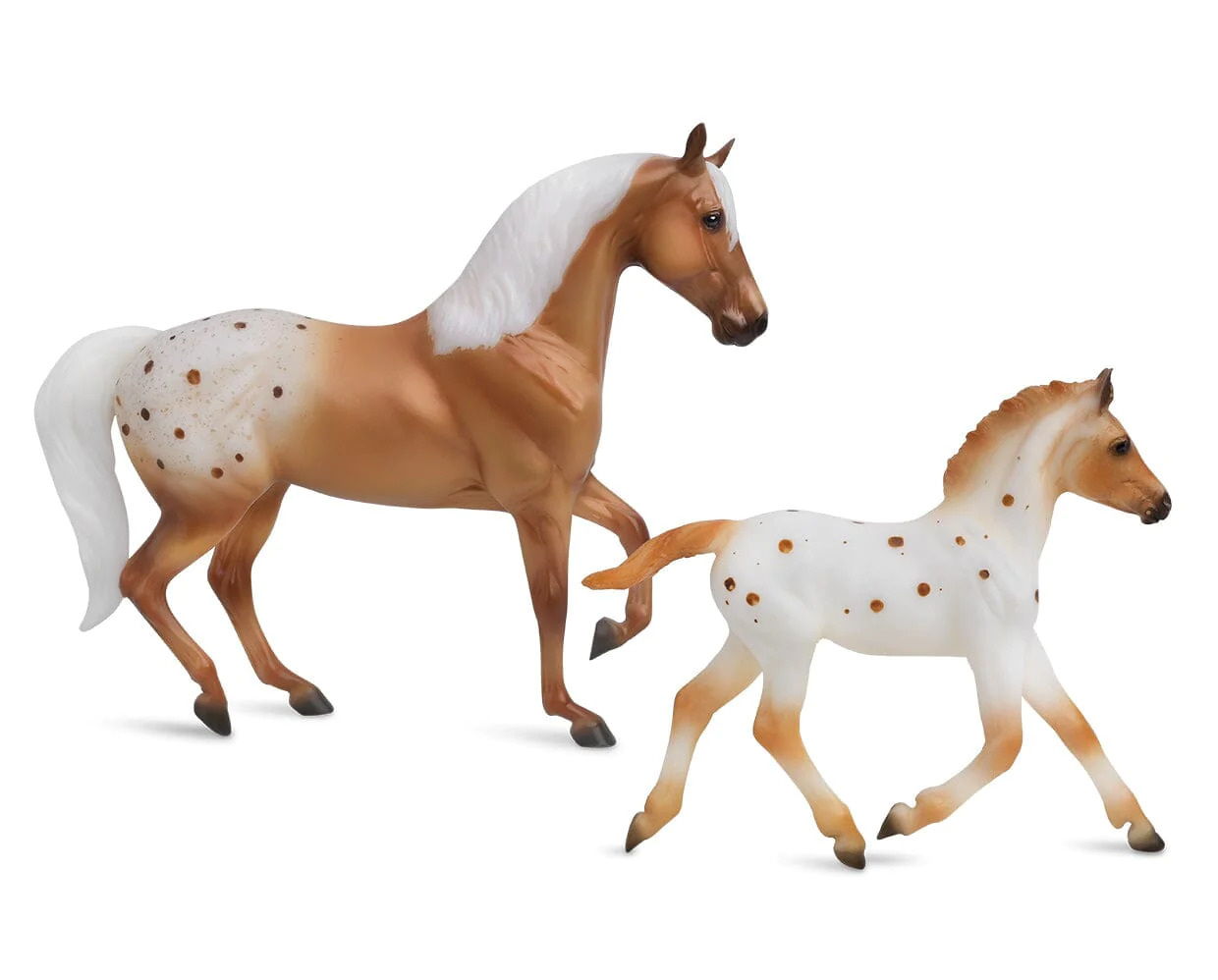 Breyer #62224 Effortless Grace Horse & Foal Set Chestnut Blanket Appaloosa Maraiah Leopard App Haflinger Foal