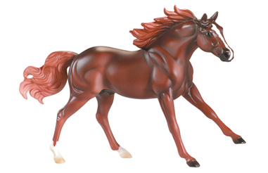 Breyer #665 Chestnut QH American Quarter Horse Stallion Classic Frolicking Stallion