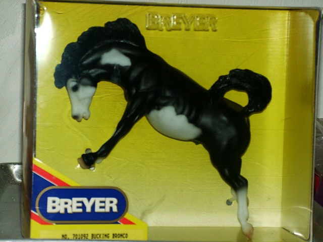Breyer #701092 Bucking Bronco Black Pinto Signing Party Show Special SR 1992