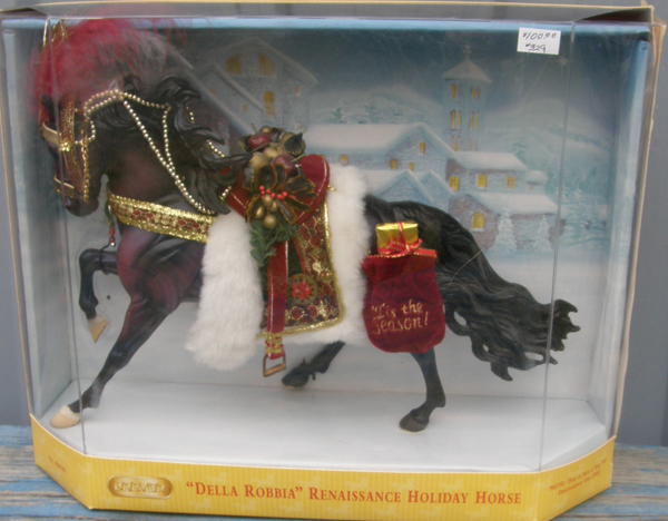 Breyer #700105 Della Robbia Renaissance Holiday Horse Bay Andalusian Christmas Horse 2005