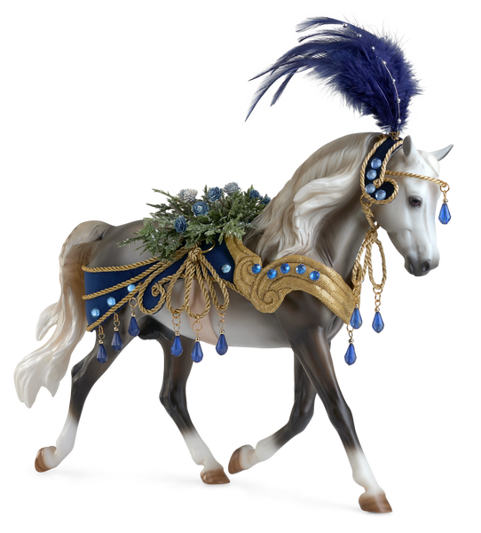 Breyer #700125 Snowbird Holiday Horse Grey Morgan Christmas Horse 2022