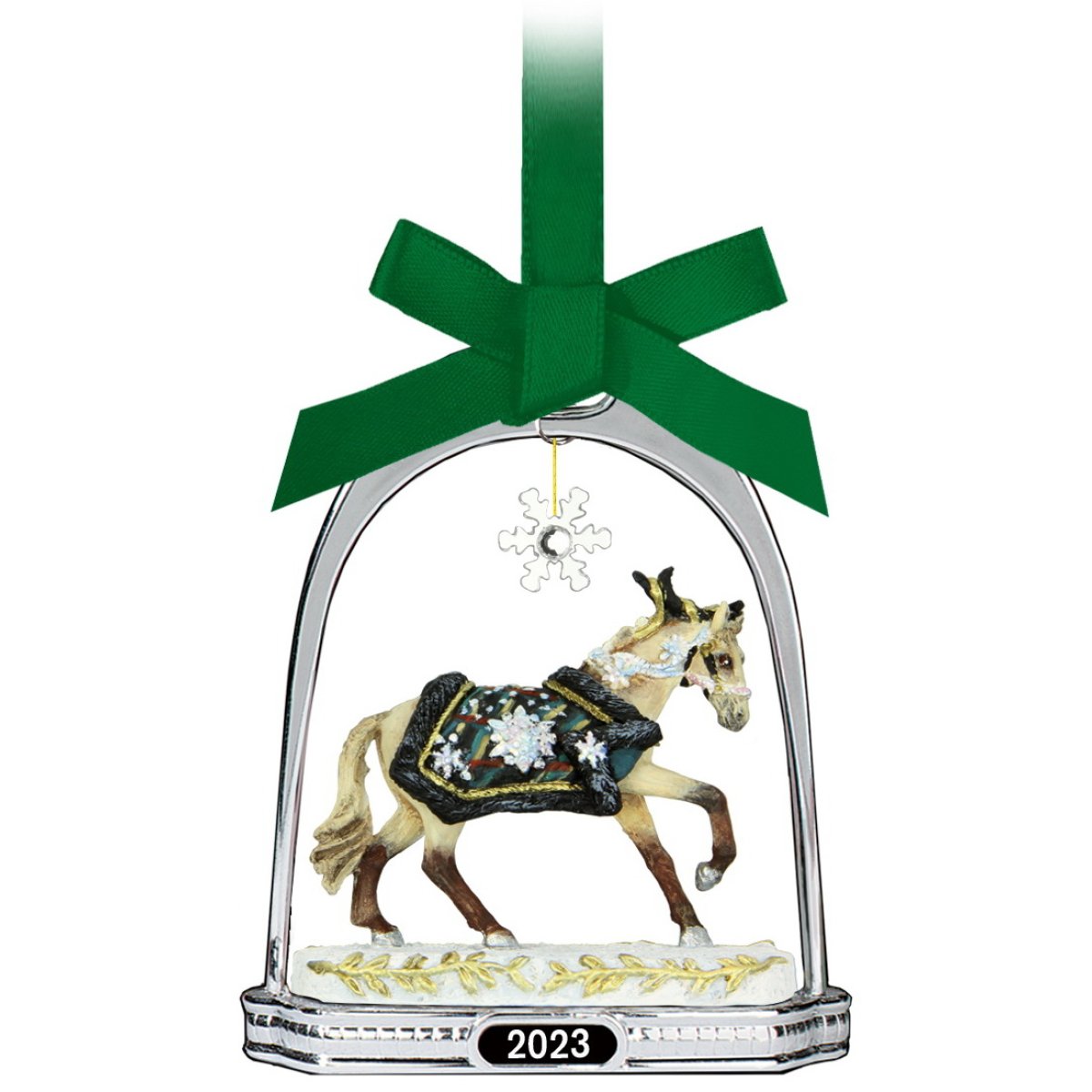 #700324 Highlander Christmas Ornament Horse Holiday Stirrup Ornament 2023