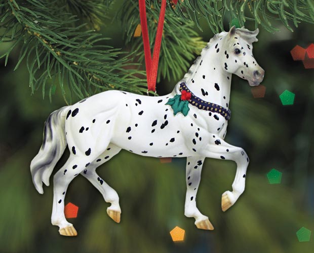 Breyer #700514 Black Leopard Appaloosa Beautiful Breeds POA App Horse Christmas Ornament Holiday Horse Ornament 2014
