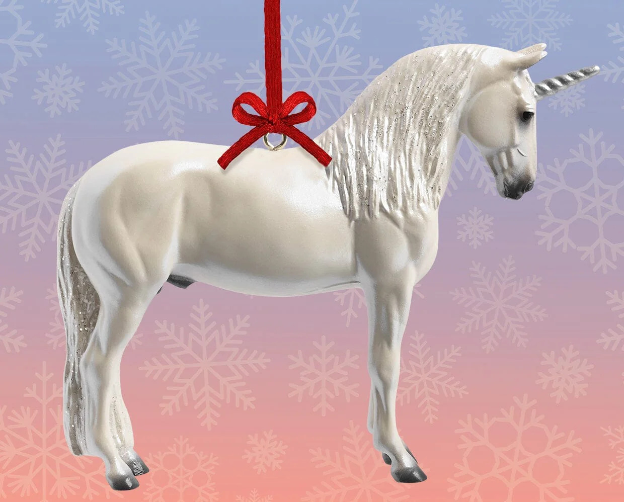 #700724 Breyer Aldo Unicorn Ornament Christmas Holiday Horse Ornament 2023
