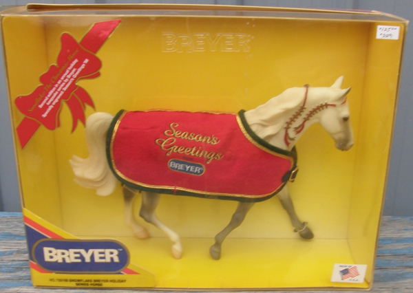 Breyer #750198 Snowflake Christmas Horse Holiday Horse 1998 Lt Dappled Grey Missouri Fox Trotter
