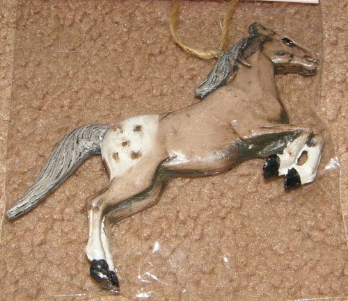 Blanket Appaloosa Rearing Horse Christmas Ornament Holiday Ornament