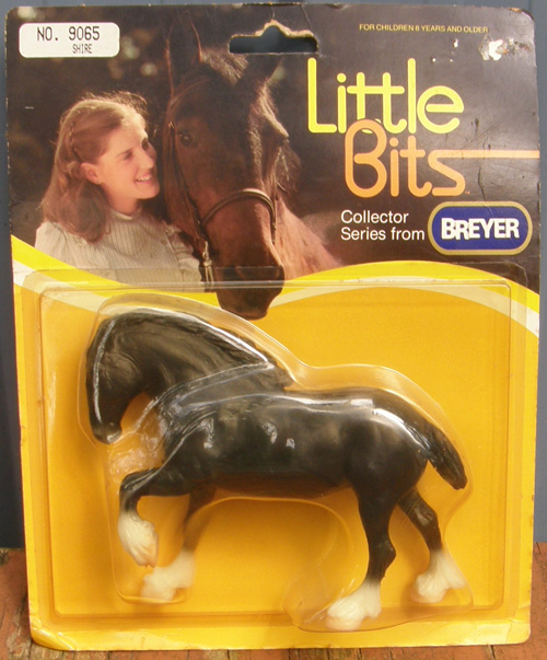 Breyer #9065 Shire Black Clydesdale Little Bits LB Drafter Paddock Pals