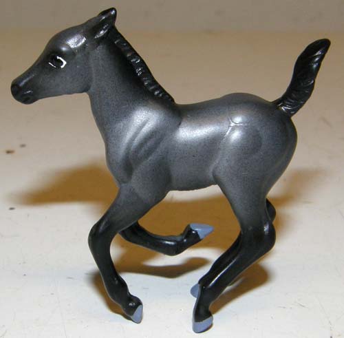 Breyer #410512 SR Stablemates Parade of Breeds VI Dark Grey Cantering Foal Quarter Horse Foal QH SR JCP Penneys