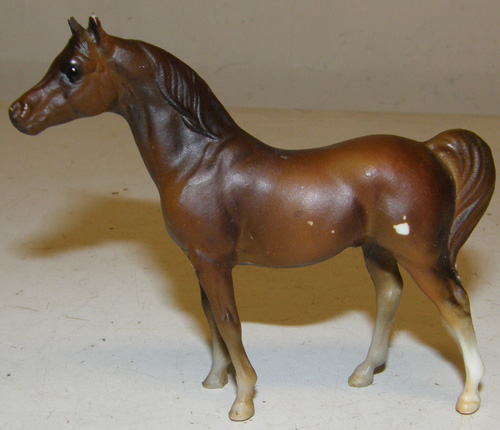 Breyer #5181 Stablemate Arabian Stallion SM Dark Chestnut Arab Stallion