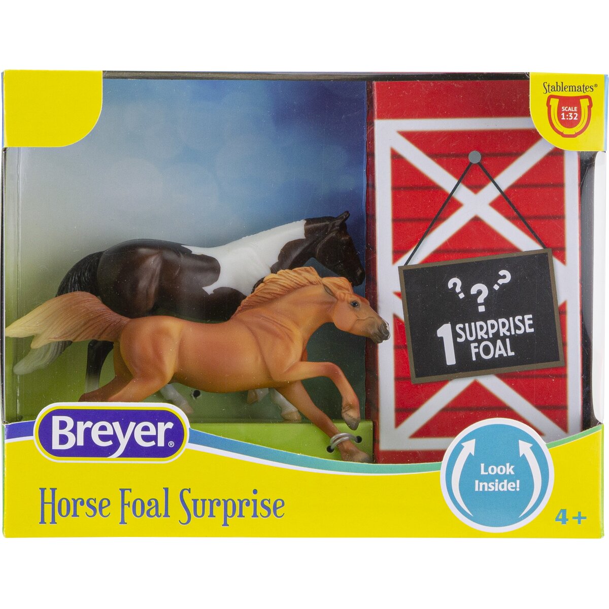 Breyer #6222 Stablemate Mystery Horse Foal Surprise Family Sorrel Mustang Pinto Loping Quarter Horse