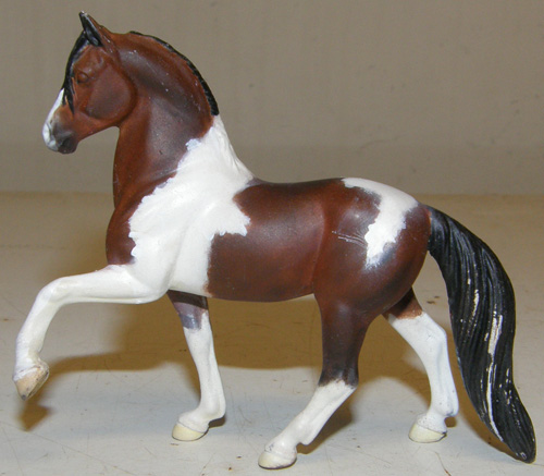 Breyer Stablemate Peruvian Paso Repaint to Bay Pinto SM 