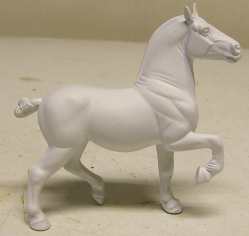 Breyer Stablemate Belgian Draft Horse Repaint White Prepped for Repainting SM Drafter