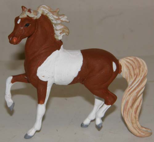Breyer Stablemate Morgan Horse Repaint Chestnut Pinto