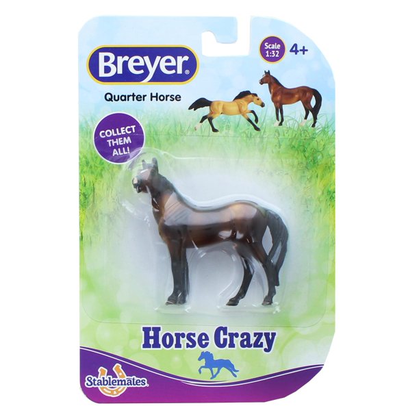 Breyer #97244 Stablemate Horse Crazy Collection Series WalMart SR Bay Standing Quarter Horse QH