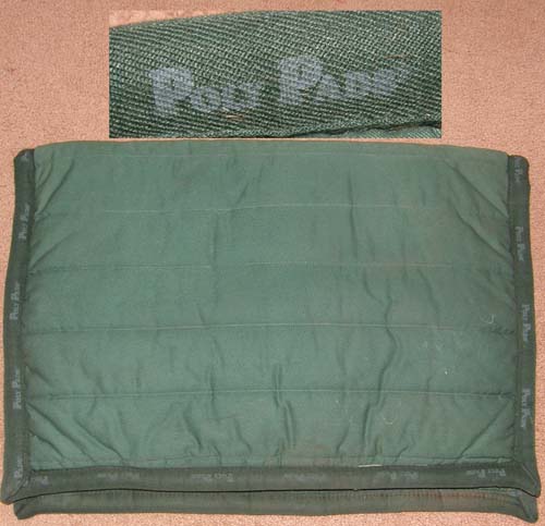 Poly Pad AP Saddle Pad Poly Pads All Purpose English Saddle Pad Thick Cushion Pad Square Pad Hunter Green
