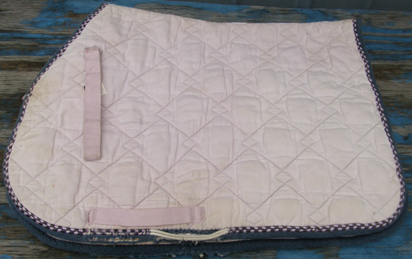 Toklat Tango Wave General Purpose Quilted Cotton Event Pad English Saddle Pad Pale Pink