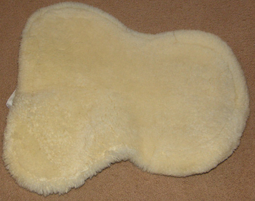 Mattes? Fleeceworks? Merino Sheepskin Fleece Half Pad Numnah Fleece & Quilted English Half Pad Dressage Back Pad