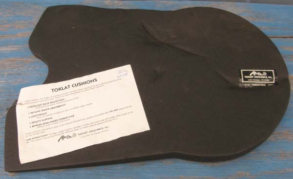 Toklat Foam Dressage Wedge Cushion Pad Foam Wedge Pad Shock Pad S Black