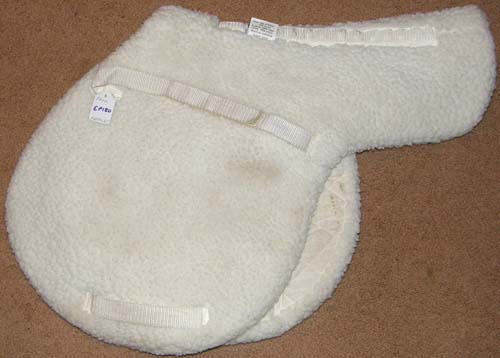 Roma Quilted Cotton Lined Fleece Saddle Pad Fleece AP English Saddle Pad 