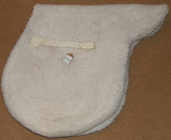 Double Fleece All Purpose English Saddle Pad Felt Lined Thick AP Fleece Pad