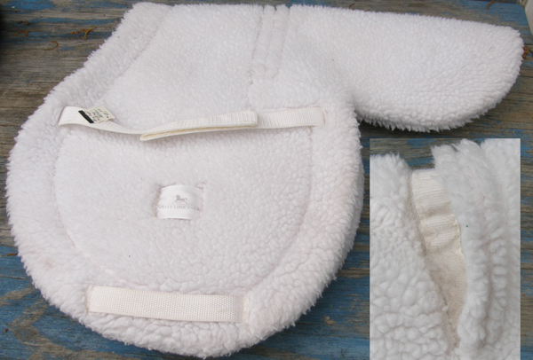SLT Lift Back Fleece Saddle Pad Fleece English Pad For Removable Riser Pad Shaped Fleece AP Pad Riser Pad Slot