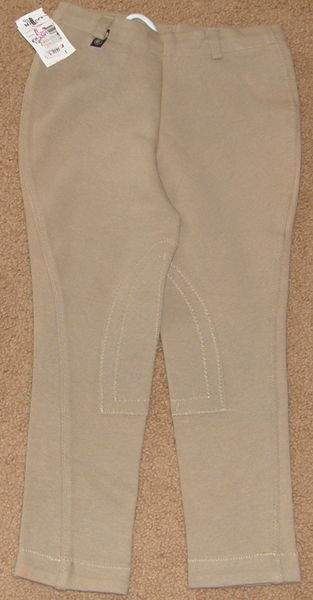 Millers Cotton Ride Pull On English Breeches Jodhpur Breeches Knee Patch Breeches Riding Pants Toddler Childs 12 Beige Lead Line Short Stirrup Riders