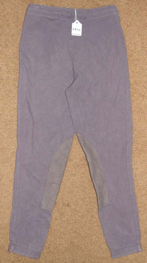 Pull On Schooling Tights Knee Patch English Breeches Riding Pants Childs S Lavender Purple
