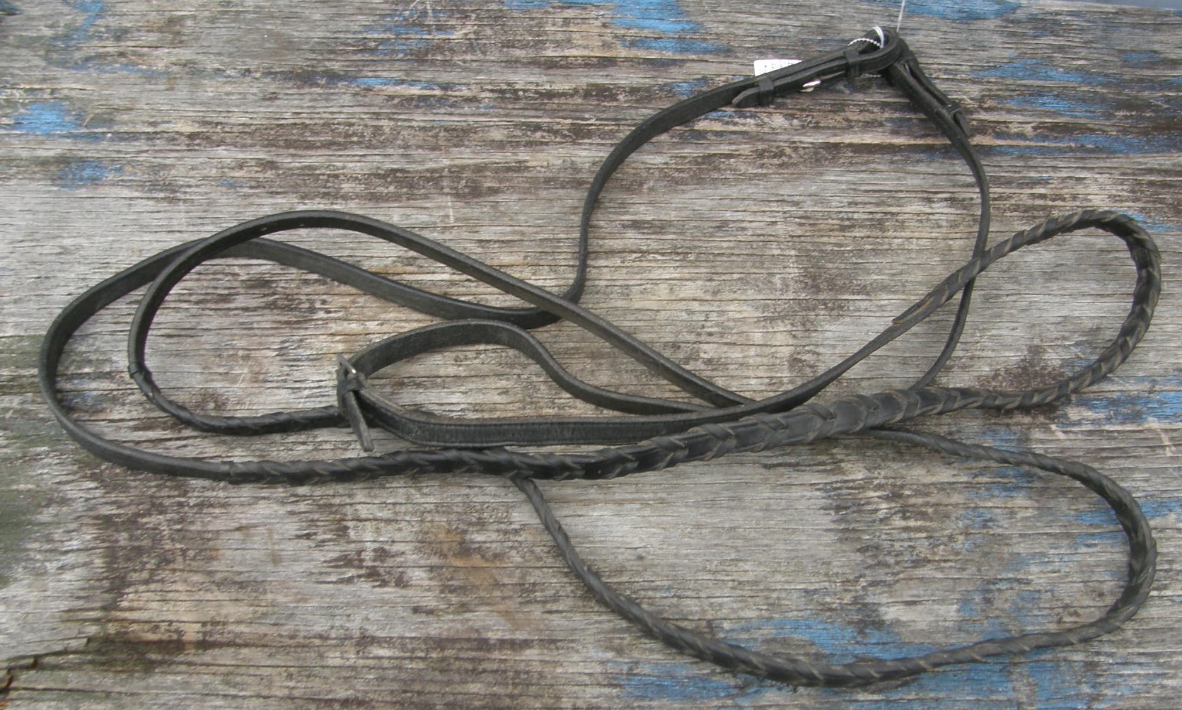 Tory 5/8" Laced English Reins Laced Reins Black XXLong 72" Draft Horse