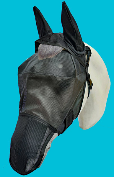 Equivizor Fly Mask With Ears Long Nose Full Horse