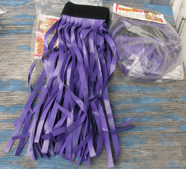Shu-Flies Fly Strips Horse Fly Boots Fly Wraps Pair Purple