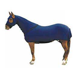 Brookside Lycra Full Body Cover Full Body Slinky Sheet Zippered Sleazy Hood & Sheet Blanket Liner S Horse 64"-70" Navy Blue