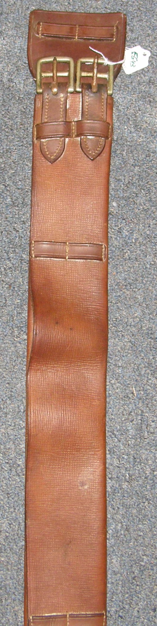 Crosby? 28" Folded Leather Dressage Girth Tri-Fold Leather English Girth Brown