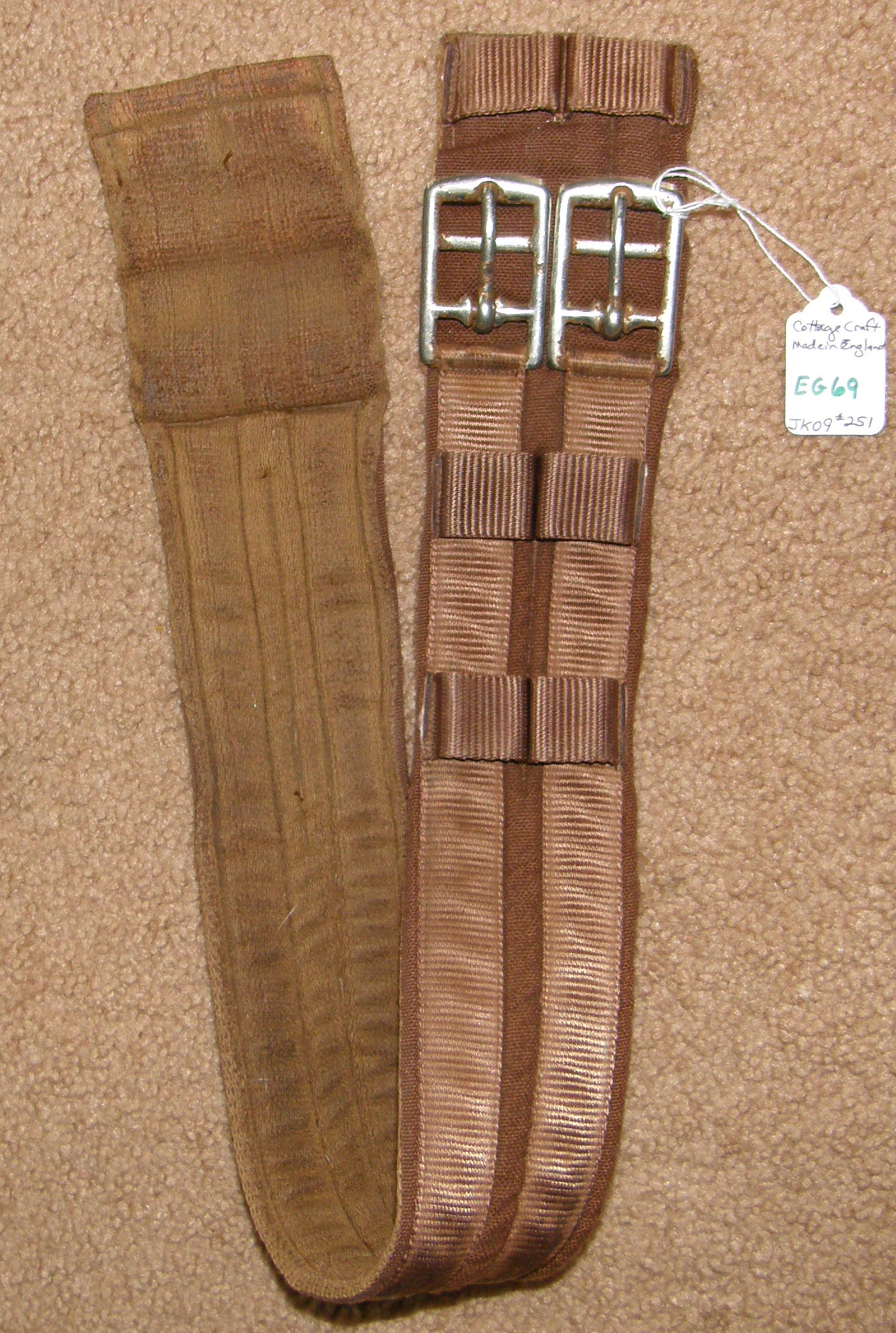 Cottage Craft 26" Synthetic Dressage Girth English Girth Brown