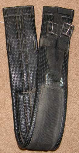 33” Equalizer Girth Padded Synthetic Dressage Girth Humane Girth English Girth Black