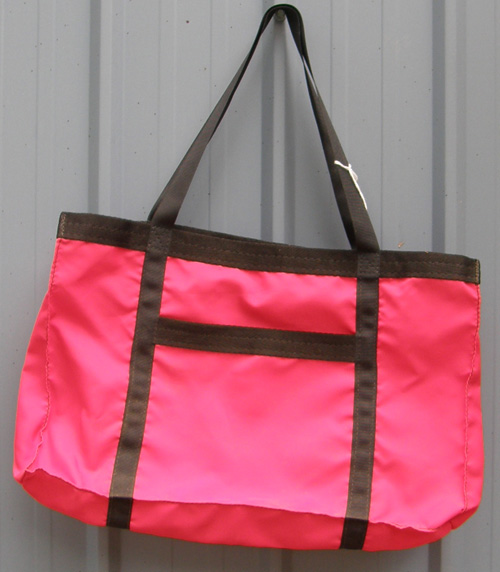Lightweight Nylon Grooming Tote Bag Ringside Tote Bag Ring Side Grooming Tote with Outside Pockets Pocketbook Handbag