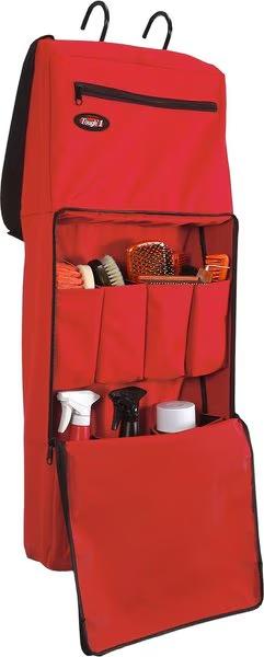 Tough 1 Portable Horse Grooming Organizer Grooming Tote Carrier Bag Show On The Go Stable Stall Hanging Grooming Bag Hunter Green
